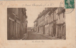 DE 11 -(37) SAINT CHRISTOPHE  -  LA GRANDE RUE  - 2 SCANS - Other & Unclassified