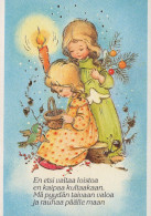 ANGELO Buon Anno Natale Vintage Cartolina CPSM #PAH942.IT - Engelen