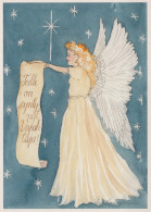 ANGELO Buon Anno Natale Vintage Cartolina CPSM #PAG999.IT - Engelen
