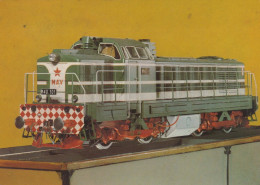 TRENO TRASPORTO FERROVIARIO Vintage Cartolina CPSM #PAA744.IT - Trains