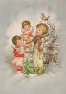 ANGELO Buon Anno Natale Vintage Cartolina CPSM #PAG937.IT - Angels
