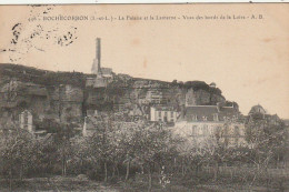 DE 12 -(37) ROCHECORBON - LA FALAISE ET LA LANTERNE - VUES DES BORDS DE LA LOIRE - TAMPON 9e SECTION DE C.O.A - 2 SCANS - Rochecorbon