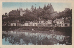 DE 12 -(37) VERETZ  -  VUE SUR LE CHER  -  CHATEAU DE CORDOUAN  -  CAFE DE L ' ETOILE -  CARTE COLORISEE  -  2 SCANS - Autres & Non Classés