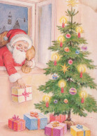 WEIHNACHTSMANN SANTA CLAUS Neujahr Weihnachten Vintage Ansichtskarte Postkarte CPSM #PBL488.DE - Kerstman