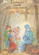 Jungfrau Maria Madonna Jesuskind Weihnachten Religion Vintage Ansichtskarte Postkarte CPSM #PBB829.DE - Maagd Maria En Madonnas
