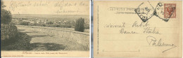 ROMA - ALBANO - VEDUTA DELLA CITTÀ PRESA DAI CAPPUCCINI - F.P. - VG.  1903 - Mehransichten, Panoramakarten