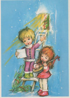Neujahr Weihnachten KINDER Vintage Ansichtskarte Postkarte CPSM #PAY888.DE - Neujahr