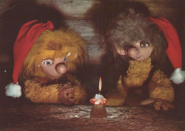 Neujahr Weihnachten GNOME Vintage Ansichtskarte Postkarte CPSM #PAY566.DE - Neujahr