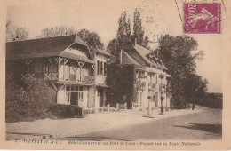 DE 13 -(37) VOUVRAY -  HOTEL RESTAURANT DU PONT DE CISSE - FACADE SUR LA ROUTE NATIONALE   -  2 SCANS - Vouvray