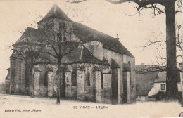 EP 13 -(46) LE VIGAN  - L ' EGLISE - PHOT. LALA ET FILS , FIGEAC -  2 SCANS - Autres & Non Classés