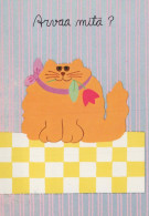 GATTO KITTY Animale Vintage Cartolina CPSM #PBR025.IT - Gatos