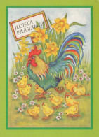 PASQUA POLLO UOVO Vintage Cartolina CPSM #PBO788.IT - Pasen