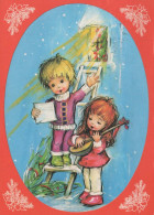 Buon Anno Natale BAMBINO Vintage Cartolina CPSM #PAY889.IT - Neujahr