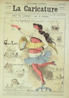 La Caricature 1884 N°243 Loterie Nationale Robida Pasteur Par Luque Trock - Riviste - Ante 1900