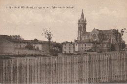 EP  1 -( 42 ) MARLHES  -  L ' EGLISE VUE DE LACHAUD - EDIT. BLANCHARD , VIENNE -  2 SCANS - Otros & Sin Clasificación