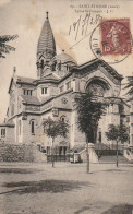 EP 1  -(42) SAINT ETIENNE  -  EGLISE SAINT FRANCOIS  - EDIT. J. CALLET , PIPIER EN GROS , SAINT ETIENNE -  2 SCANS - Saint Etienne