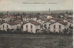 EP 1  -(42) POUILLY SOUS CHARLIEU  -  CITE  BRECHARD  -  CARTE COLORISEE -  2 SCANS - Autres & Non Classés