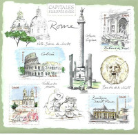 Rome: Capitale Européenne.  Bloc-feuillet Neuf ** Yv. # 53 - Mint/Hinged