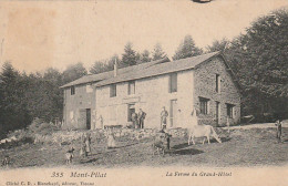 EP 1  -(42) MONT PILAT  -  LA FERME DU GRAND HOTEL - ANIMATION  -  PAYSANS  - BETAIL - 2 SCANS - Mont Pilat