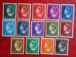 WIlhelmina Konijnenburg NVPH 332-345 (Mi 341-350 449-452) 1940-1947 POSTFRIS / MNH / ** NEDERLAND / NIEDERLAND - Unused Stamps