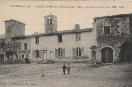 EP 2 -(42) MONT PILAT - SAINTE CROIX EN JAREZ - COUR DE L'ANCIENNE CHARTREUSE - ANIMATION - 2 SCANS - Mont Pilat