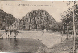 EP 2 -(42) ENVIRONS DE SAINT ETIENNE -  LE BARRAGE DE ROCHETAILLEE  - 2 SCANS - Rochetaillee