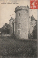 EP 3 -(43) ENVIRONS DE  BRIOUDE  -  DONJON DU CHATEAU DE CHABREUGES    - 2 SCANS - Brioude