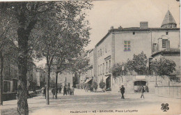 EP 3 -(43) BRIOUDE  , PLACE LAFAYETTE  -  ANIMATION- 2 SCANS - Brioude