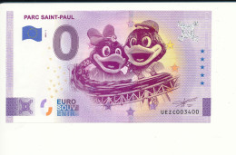 Billet Touristique 0 Euro - PARC SAINT-PAUL - UEZC - 2023-1  N° 3400 - Other & Unclassified