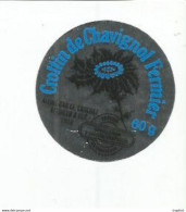 TD / Cheese Label Etiquette Fromage Petit Format CROTIN DE CHAVIGNOL BUE - Quesos