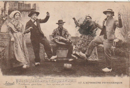 EP 5 - L' AUVERGNE PITTORESQUE - BOURREE D' AUVERGNE - COUPLES DE DANSEURS - JOUEUR DE  VIELLE - Tänze