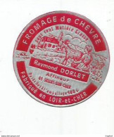 TD / Cheese Label Etiquette Fromage Petit Format CHEVRE DORLET Selles-sur-cher - Quesos