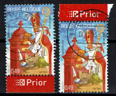 België OBP 3210 - Saint Nicolas Sinterklaas  Prior L En R - Oblitérés