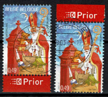 België OBP 3210 - Saint Nicolas Sinterklaas  Prior L En R - Gebruikt