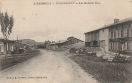 EP 24 -(51) L'ARGONNE  -  PASSAVANT  -  LA GRANDE RUE - EDIT. MOISSON , SAINTE MENEHOULD -  2 SCANS - Other & Unclassified