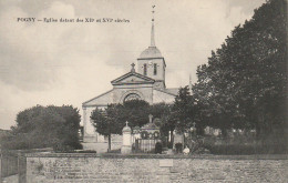 EP 24 -(51) POGNY  -  EGLISE DATANT DES XIIe ET XVIe SIECLES - CIMETIERE -  2 SCANS - Sonstige & Ohne Zuordnung