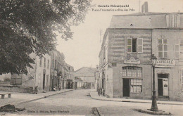 EP 24 -(51) SAINTE MENEHOULD  -  PLACE D'AUSTERLITZ ET RUE DES PRES  - CAFE RESTAURANT CHALIN  - 2 SCANS - Sainte-Menehould