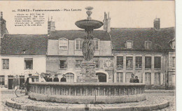 EP 24 -(51) FISMES  -  FONTAINE MONUMENTALE  -  PLACE LAMOTTE  - ANIMATION - 2 SCANS - Fismes