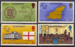 Guernsey 101/104 ** MNH. 1974 - Guernesey