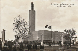 FI 26 -(59) LILLE  -  EXPOSITION DU PROGRES SOCIAL 1939 - PAVILLON DE LA BELGIQUE - 2 SCANS - Lille