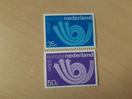 TIMBRES   PAYS-BAS   EUROPA   1973   N  982  /  983   COTE  2,50  EUROS   NEUFS  LUXE** - 1973