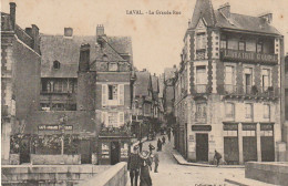 FI 2 -(53) LAVAL  - LA GRANDE RUE  - CAFE ARMAND TREHARD - LIBRAIRIE GOUPIL - TAMPON MILITAIRE  4e CORPS D'ARMEE  - - Laval