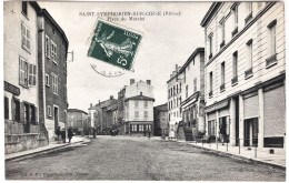 CPA Carte Postale / 69 Rhône, St Ou Saint-Symphorien-sur-Coise / (Cl. C. D.) Blanchard, édit. / Place Du Marché. - Saint-Symphorien-sur-Coise