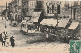 FI 3 -(54) NANCY  - RUE ST DIZIER - POINT CENTRAL - ANIMATION - COMMERCES - TRAMWAY  -  2 SCANS - Nancy