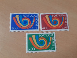 TIMBRES   PORTUGAL   EUROPA   1973   N  1179  A  1181   COTE  30,00  EUROS   NEUFS  LUXE** - 1973