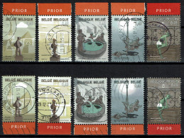 België OBP 3194/3198 - Tourism Statues  Standbeelden  Complete - Used Stamps