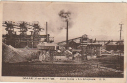 FI 4 -(54) DOMBASLE SUR MEURTHE  -  USINE SOLVAY -  LES AEROPLANES   -  2 SCANS - Andere & Zonder Classificatie