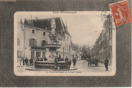 FI 4 - (54) TOUL  -  LA FONTAINE CUREL  ET LA RUE CHANZY  - ANIMATION -  2 SCANS - Toul