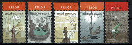 België OBP 3194/3198 - Tourism Statues  Standbeelden - Used Stamps