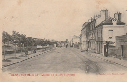 EP 19 -(49) SAUMUR  -  AVENUE DE LA GARE D'ORLEANS   -  2 SCANS - Saumur